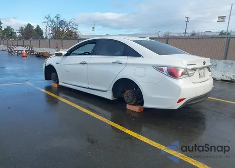 2013 Hyundai Sonata Hybrid Limited z USA, uszkodzony, nr VIN KMHEC4A4XDA079937